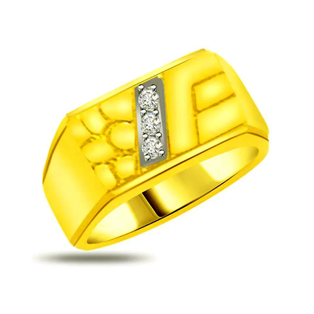 0.09 cts Designer Men's rings