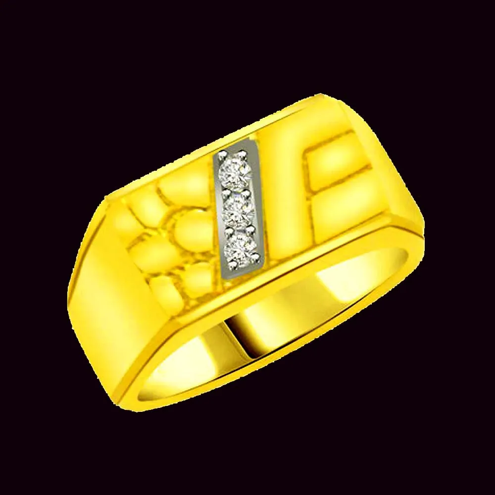 0.09 cts Designer Men's rings