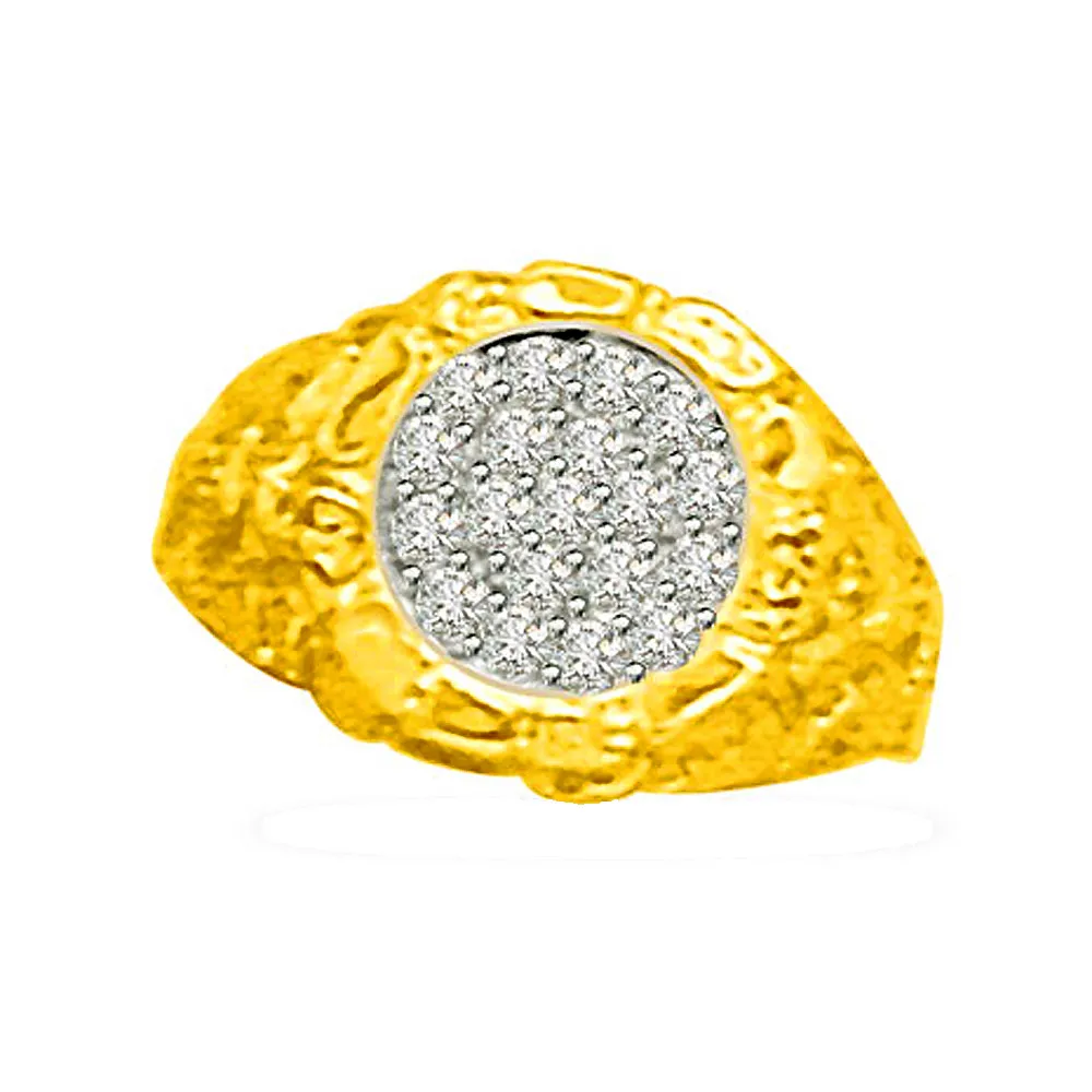 0.19cts Real Diamond Designer Men's Ring (SDR908)