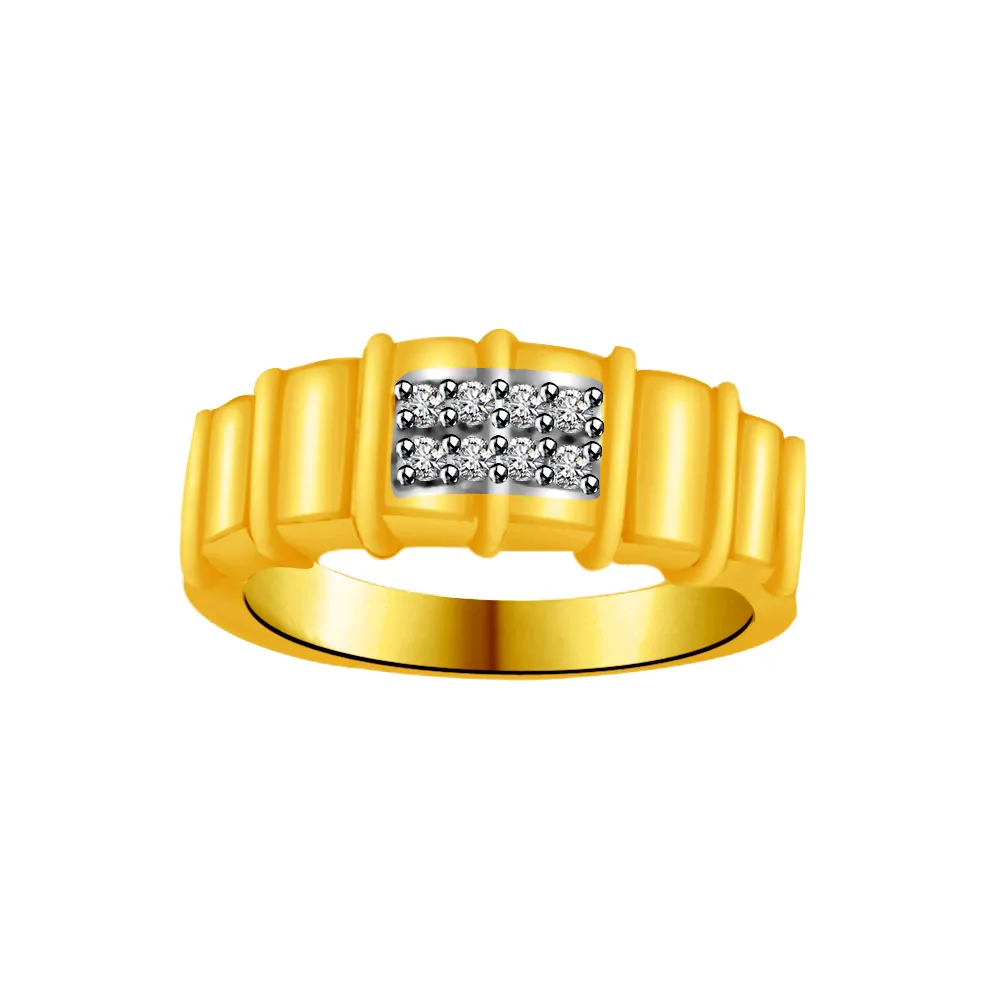 0.08cts Real Diamond Designer Men's Ring (SDR916)