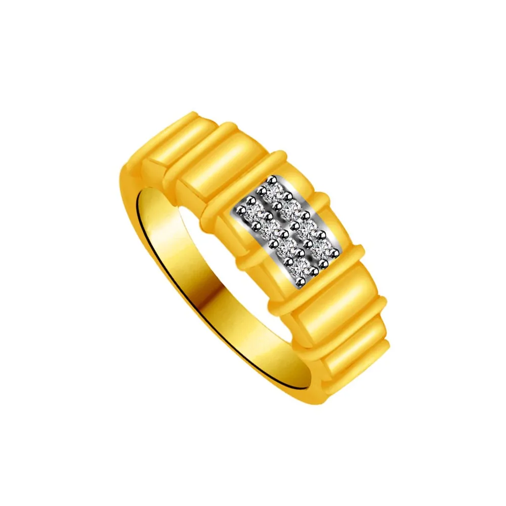 0.08cts Real Diamond Designer Men's Ring (SDR916)