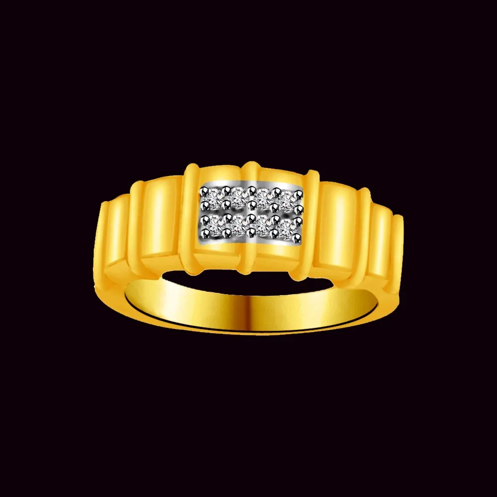 0.08cts Real Diamond Designer Men's Ring (SDR916)