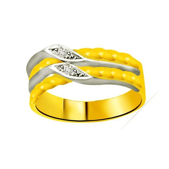 Shimmer Real Diamond Gold Ring (SDR920)