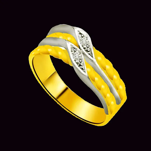 Shimmer Real Diamond Gold Ring (SDR920)