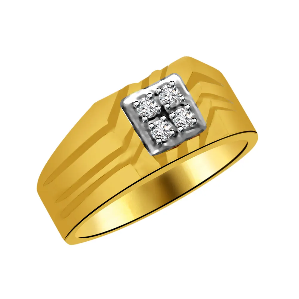 0.16cts Classic Real Diamond Gold Ring (SDR925)