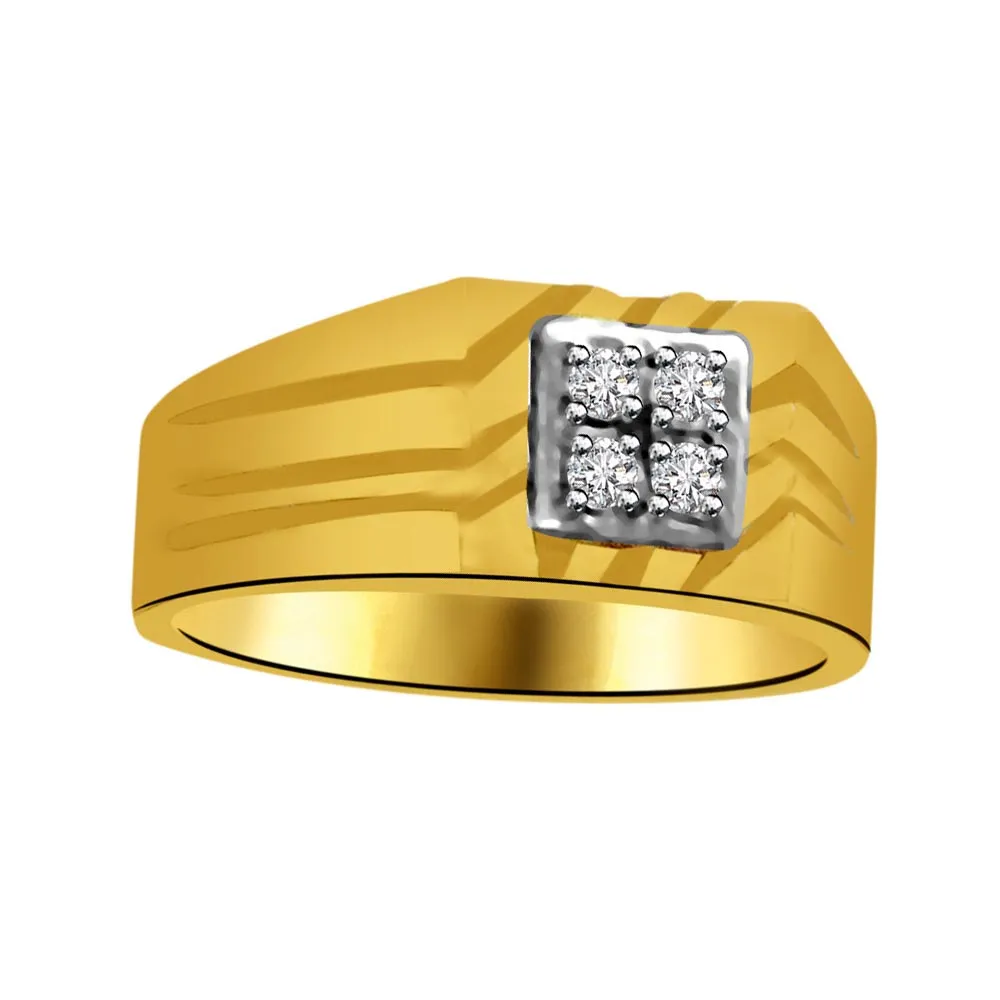 0.16 cts Classic Diamond Gold rings