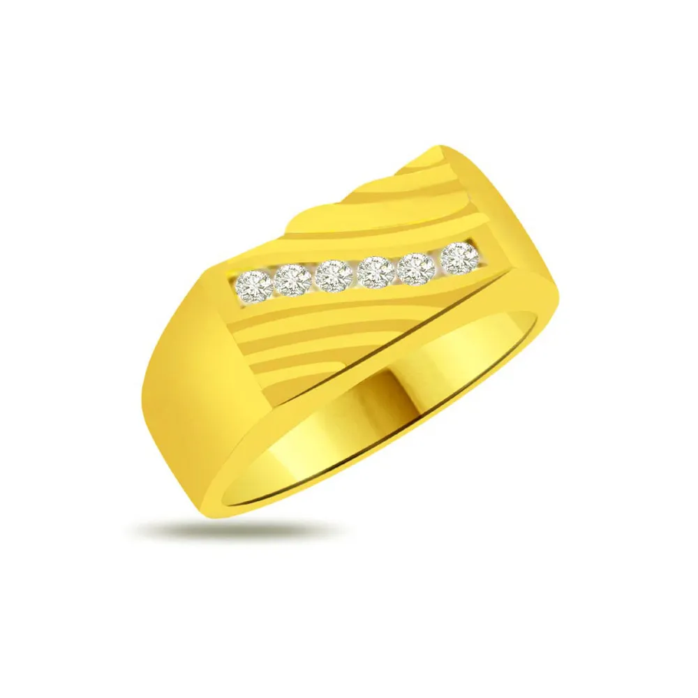 Pretty Real Diamond Gold Ring (SDR930)