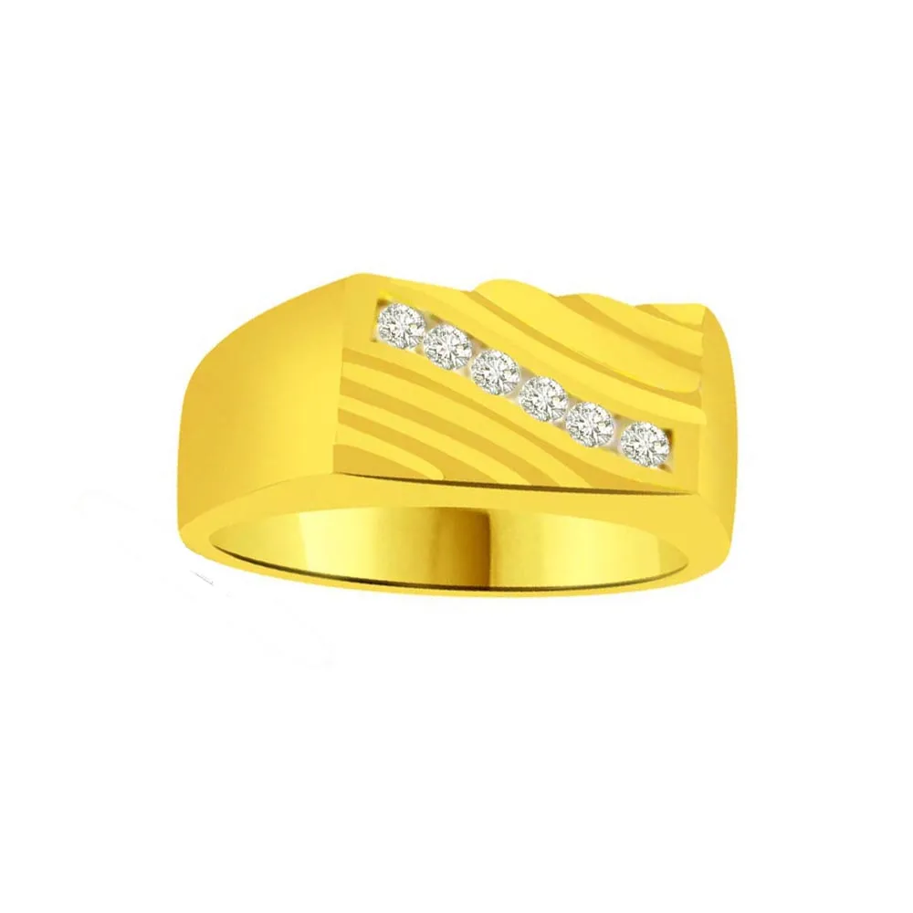 Pretty Real Diamond Gold Ring (SDR930)