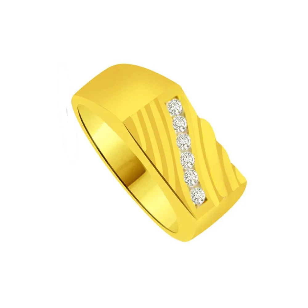 Pretty Real Diamond Gold Ring (SDR930)