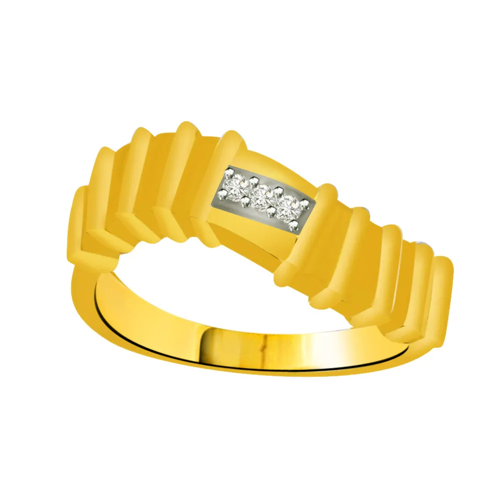Pretty Real Diamond Gold Ring (SDR939)
