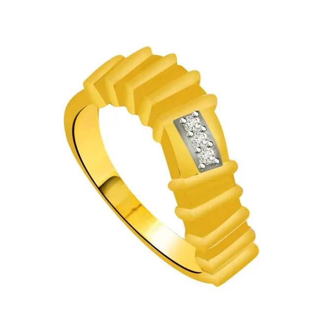 Pretty Real Diamond Gold Ring (SDR939)