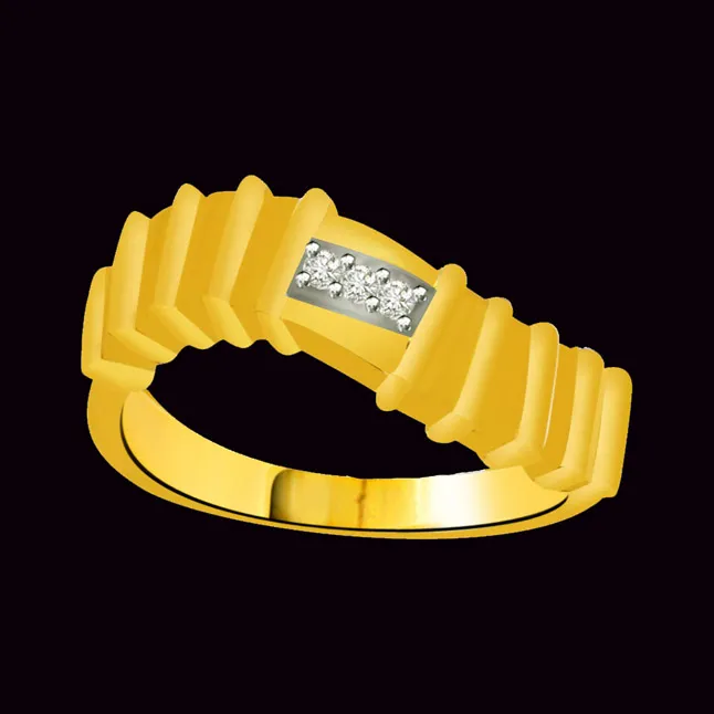 Pretty Real Diamond Gold Ring (SDR939)