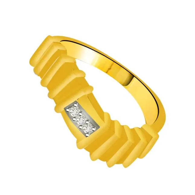 Pretty Real Diamond Gold Ring (SDR939)