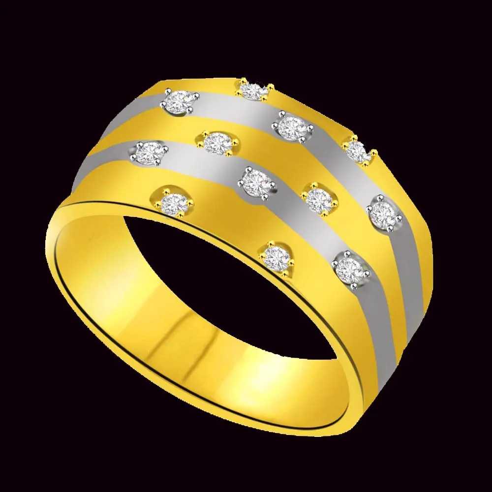 Classic Real Diamond Gold Ring (SDR941)