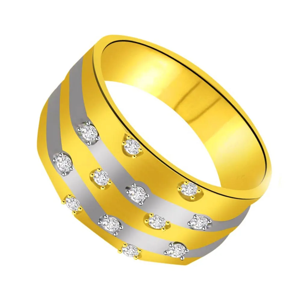 Classic Real Diamond Gold Ring (SDR941)