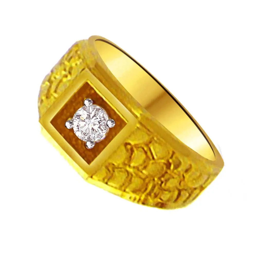 Solitaire Real Diamond Men's Ring (SDR951)