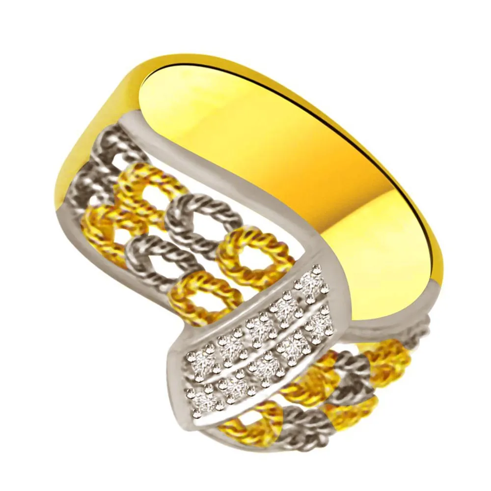 Pretty Real Diamond Gold Ring (SDR954)