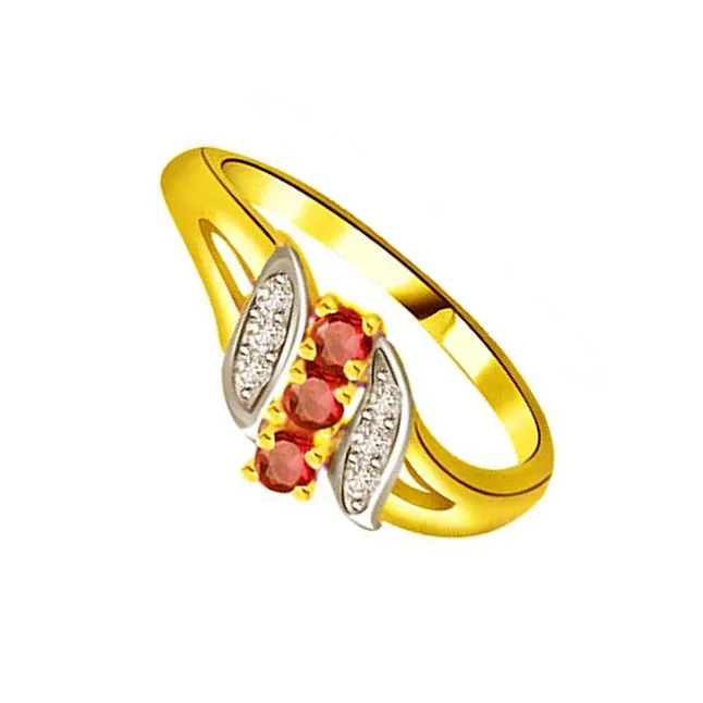 Real Diamond & Ruby Ring (SDR992)