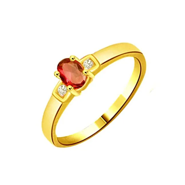 Classic Real Diamond & Ruby Ring (SDR998)