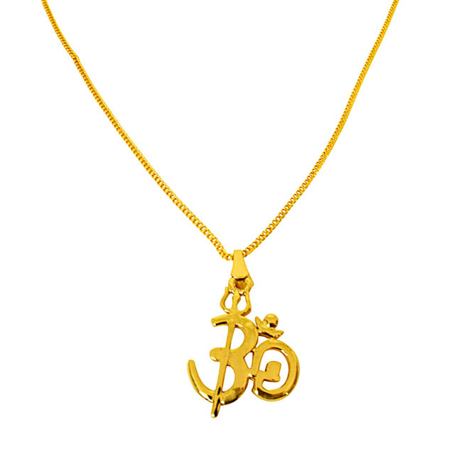 trishul gold locket