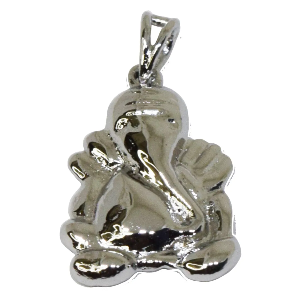 Harmony in Silver: The Ganesha Pendant (SDS322)