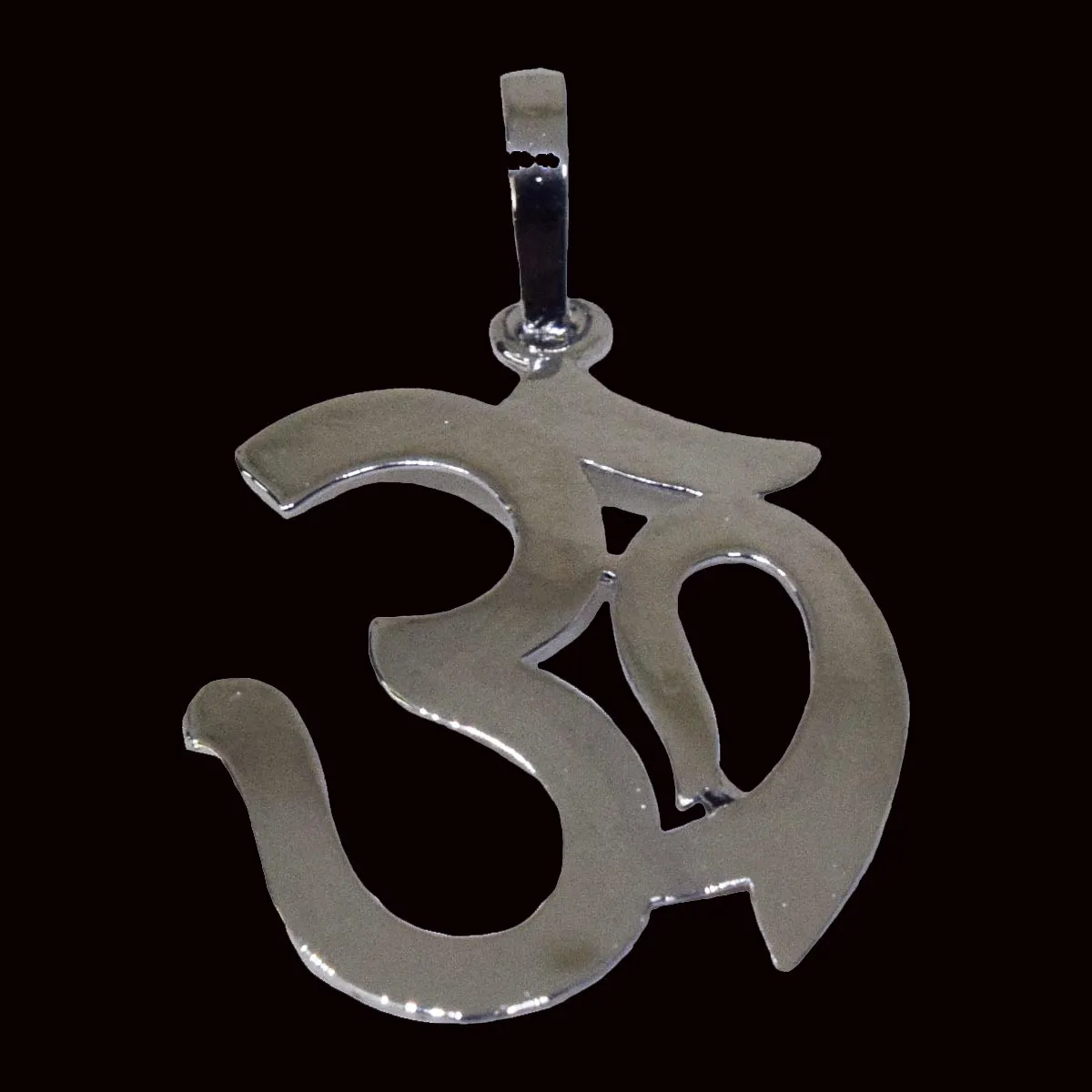 Religious OM Pendant in 925 Sterling Silver (SDS323)