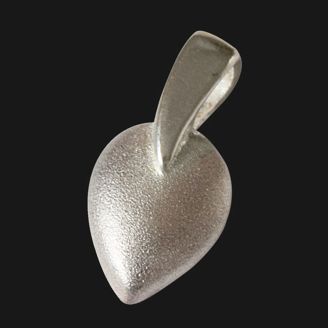 Leaf Shaped 925 Sterling Silver Pendant with Silver Finished Chain for Girls (SDS41)