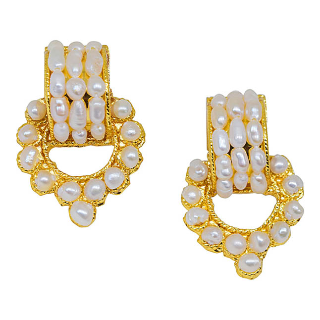 Geometric Magic Designer Earrings Gold Plated Surat Geometric Magic Designer Earrings