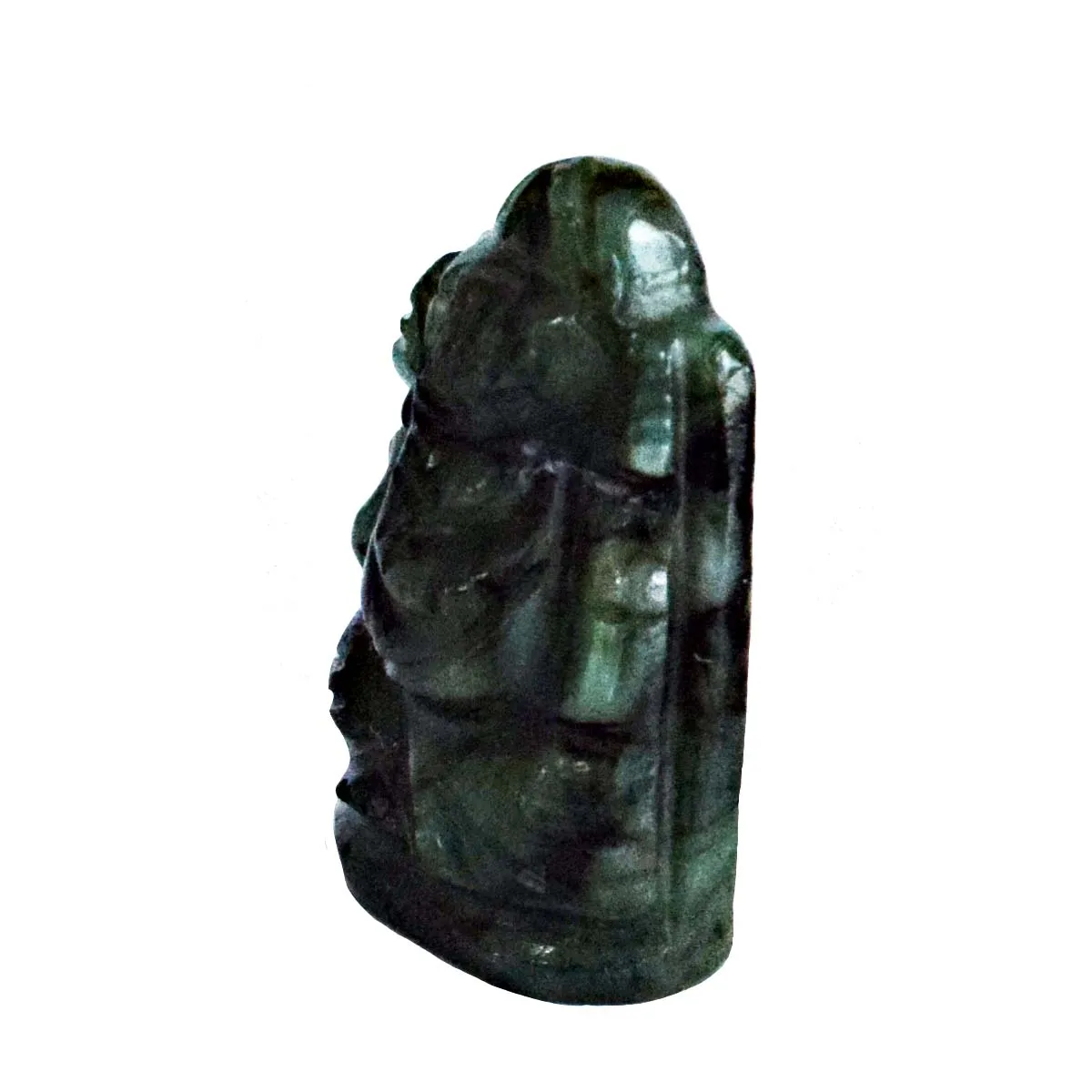 22.95 cts Lord Ganesh God Ganpati Ganesha Real Natural Emerald Idol Murti (SGP103)