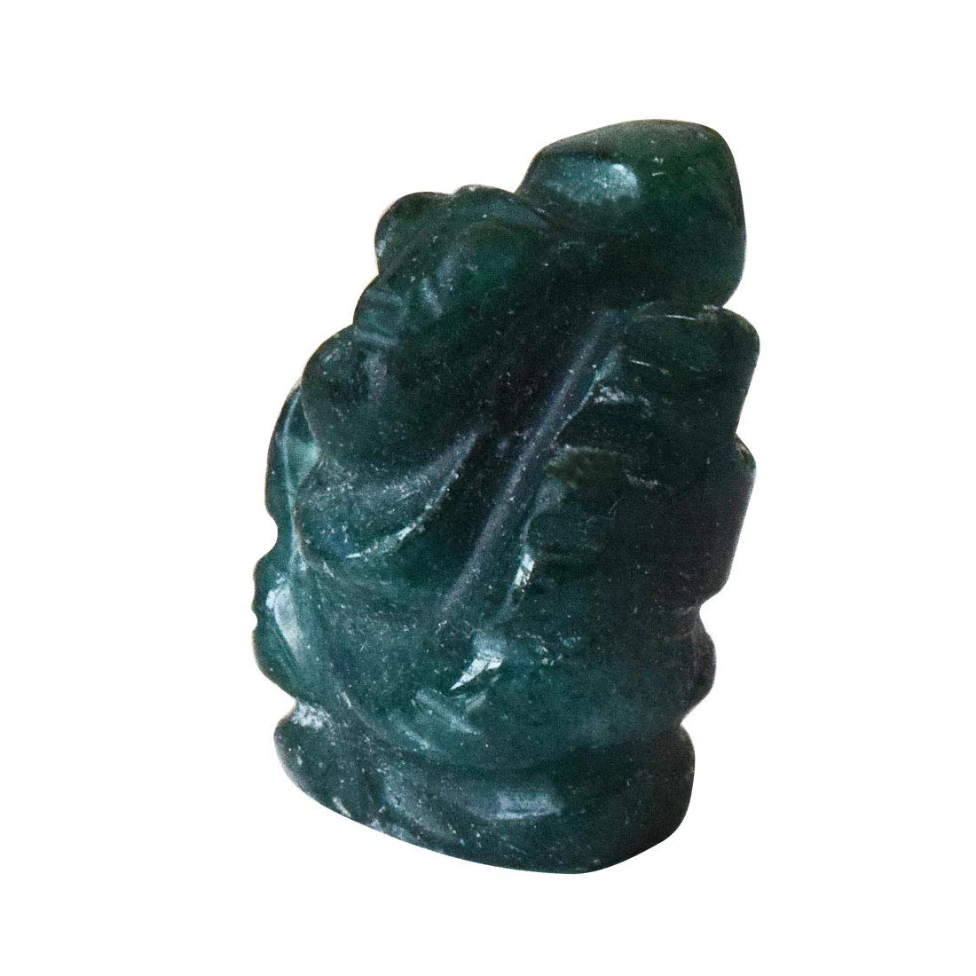 38 cts Lord Ganesh God Ganpati Ganesha Real Natural Emerald Idol Murti (SGP22)