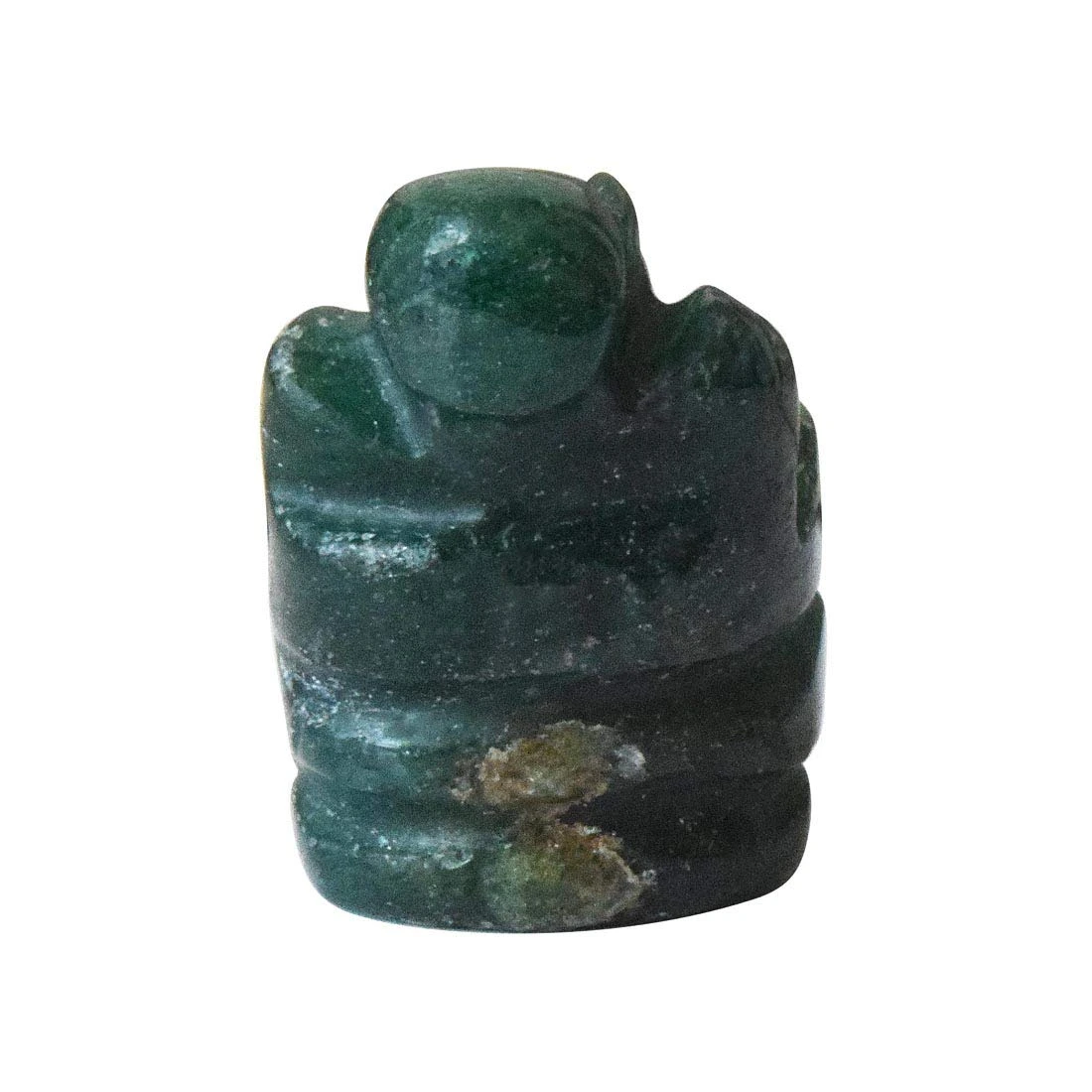 38 cts Lord Ganesh God Ganpati Ganesha Real Natural Emerald Idol Murti (SGP22)