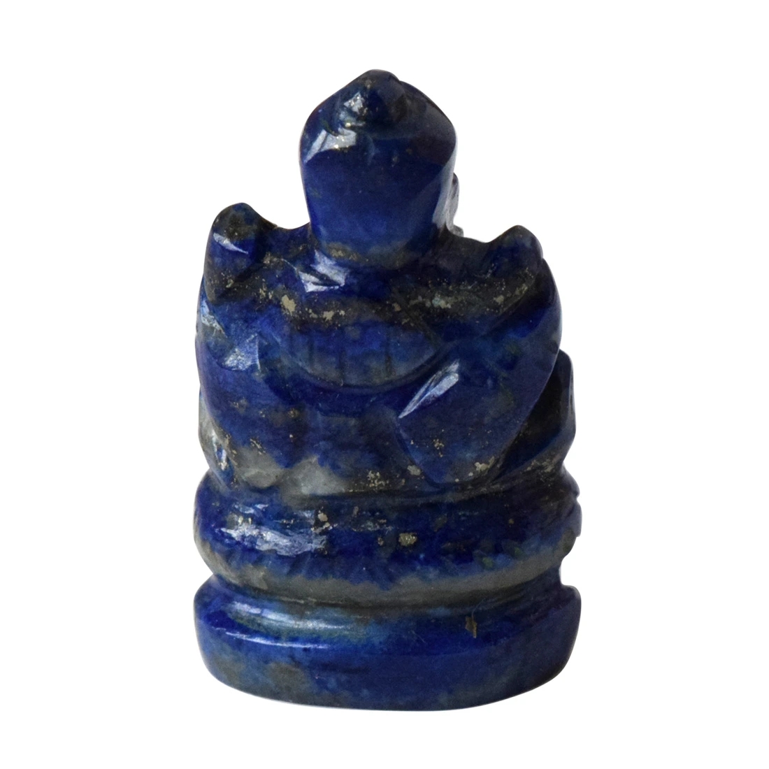 54.26cts Lord Ganesh God Ganpati Ganesha Real Natural Blue Lapiz Idol Murti (SGP26)