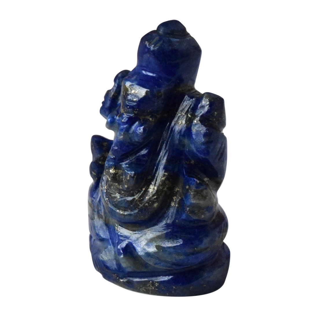 54.26cts Lord Ganesh God Ganpati Ganesha Real Natural Blue Lapis Idol Murti (SGP26)