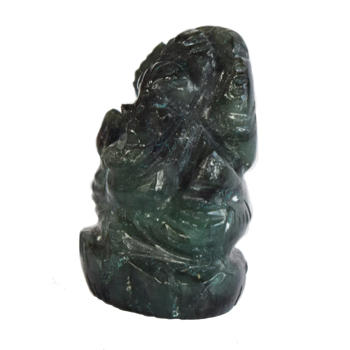 29.31 cts Lord Ganesh God Ganpati Ganesha Real Natural Emerald Idol Murti (SGP32)