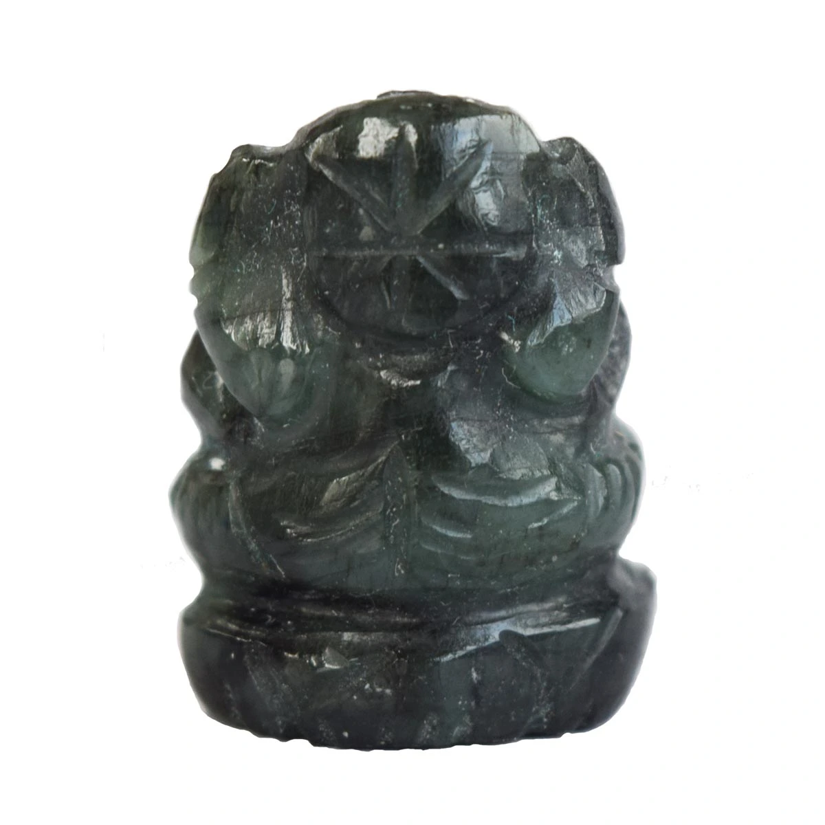 29.31 cts Lord Ganesh God Ganpati Ganesha Real Natural Emerald Idol Murti (SGP32)