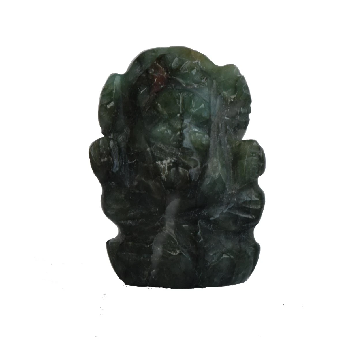 25.01 cts Lord Ganesh God Ganpati Ganesha Real Natural Emerald Idol Murti (SGP33)