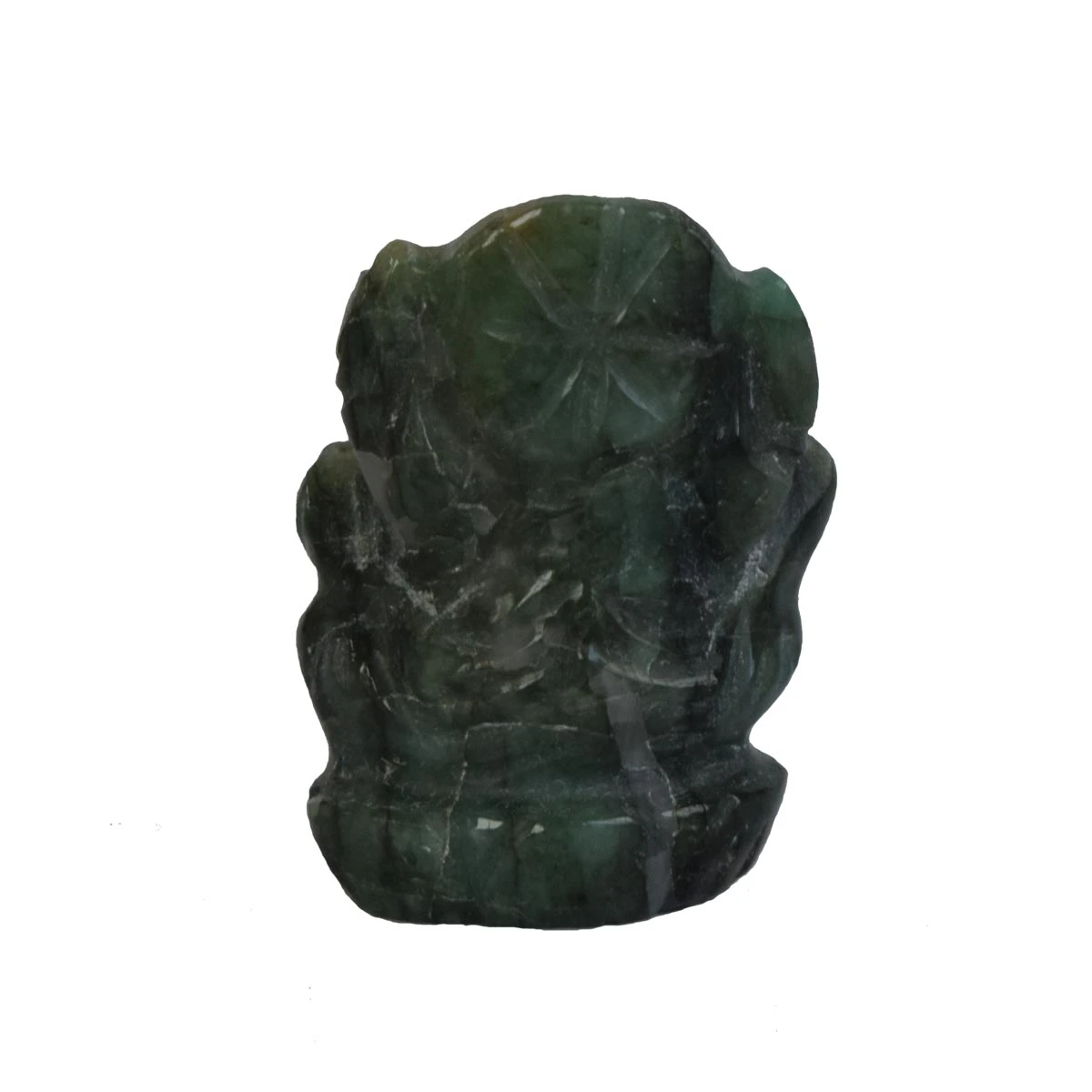 25.01 cts Lord Ganesh God Ganpati Ganesha Real Natural Emerald Idol Murti (SGP33)