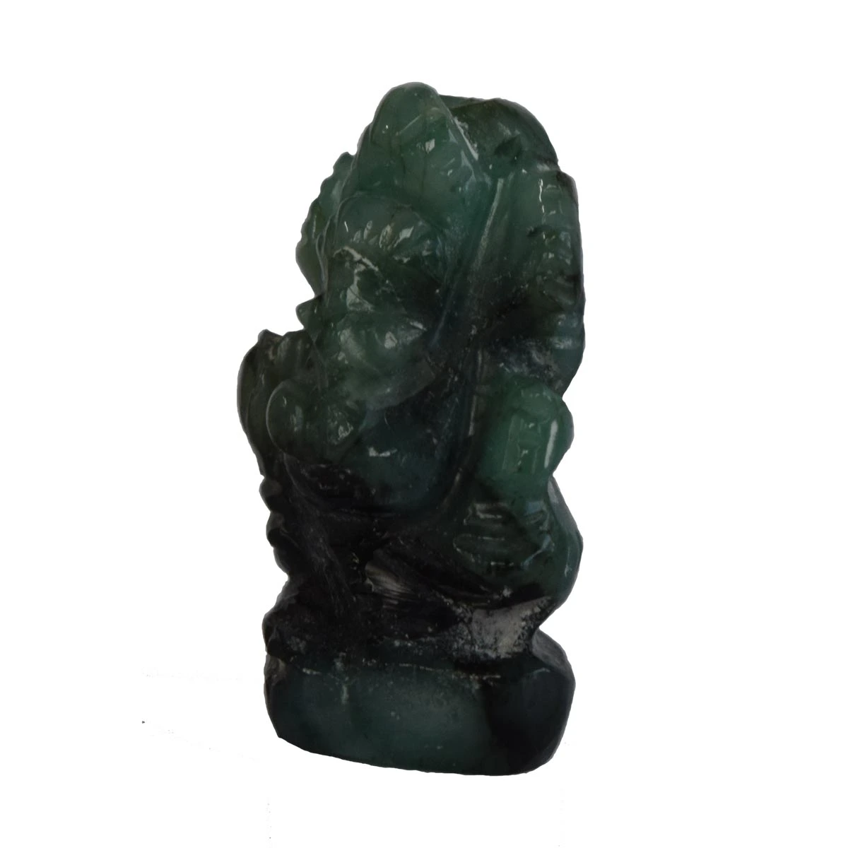 18.86 cts Lord Ganesh God Ganpati Ganesha Real Natural Emerald Idol Murti (SGP36)