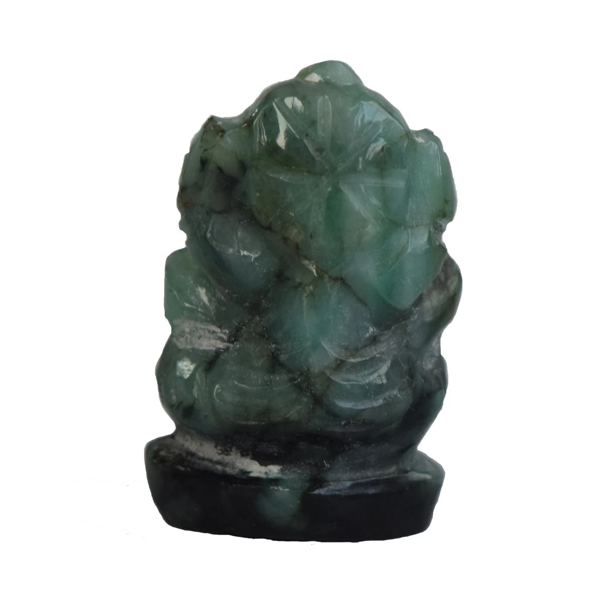 18.86 cts Lord Ganesh God Ganpati Ganesha Real Natural Emerald Idol Murti (SGP36)