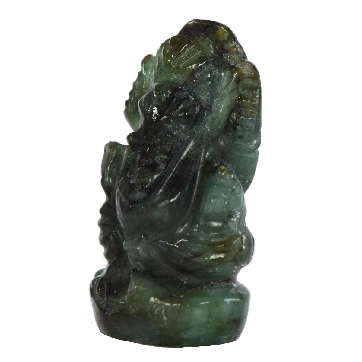 26.37 cts Lord Ganesh God Ganpati Ganesha Real Natural Emerald Idol Murti (SGP39)