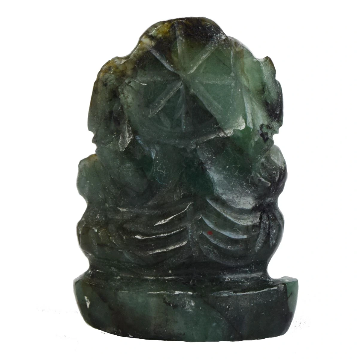 26.37 cts Lord Ganesh God Ganpati Ganesha Real Natural Emerald Idol Murti (SGP39)