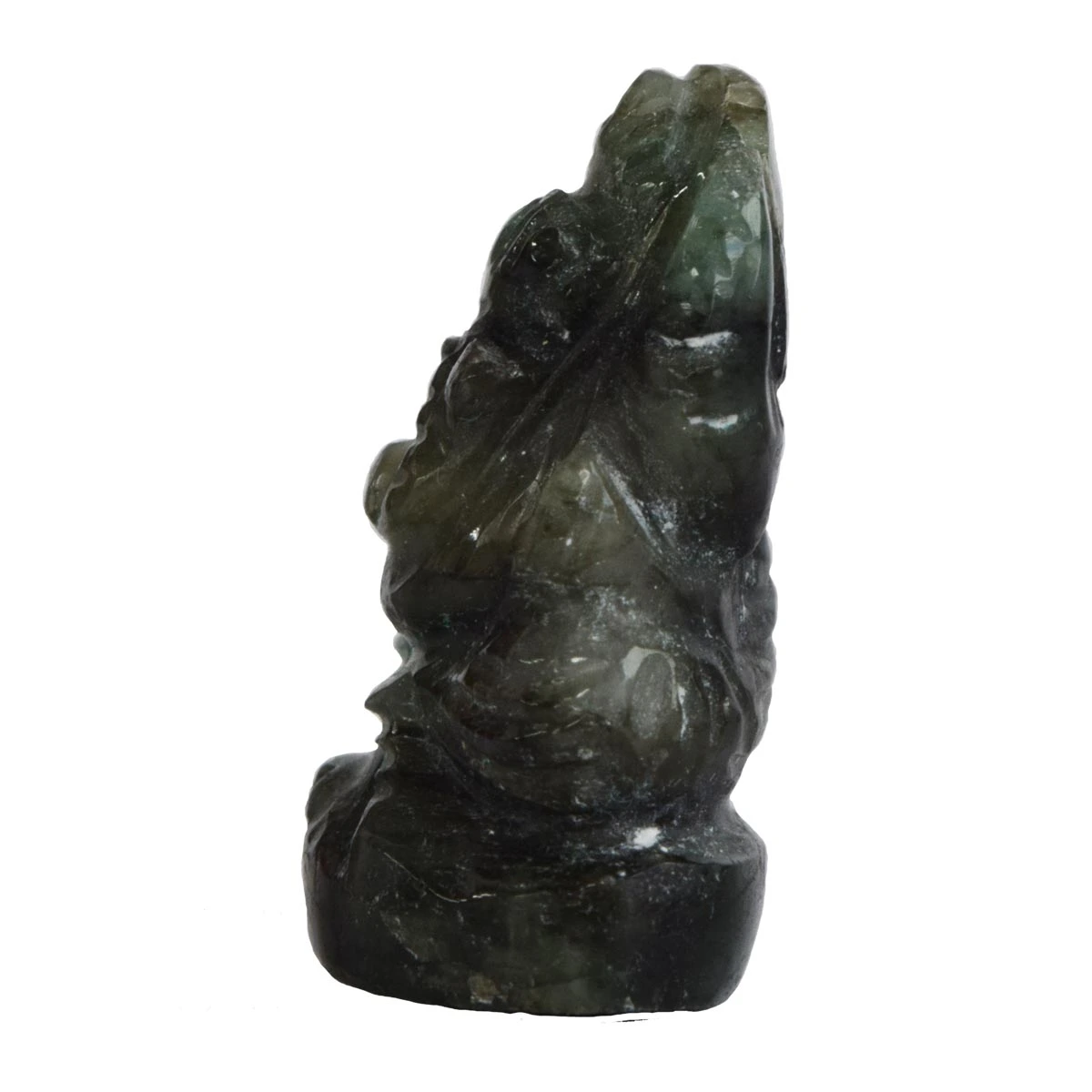 29.59 cts Lord Ganesh God Ganpati Ganesha Real Natural Emerald Idol Murti (SGP40)
