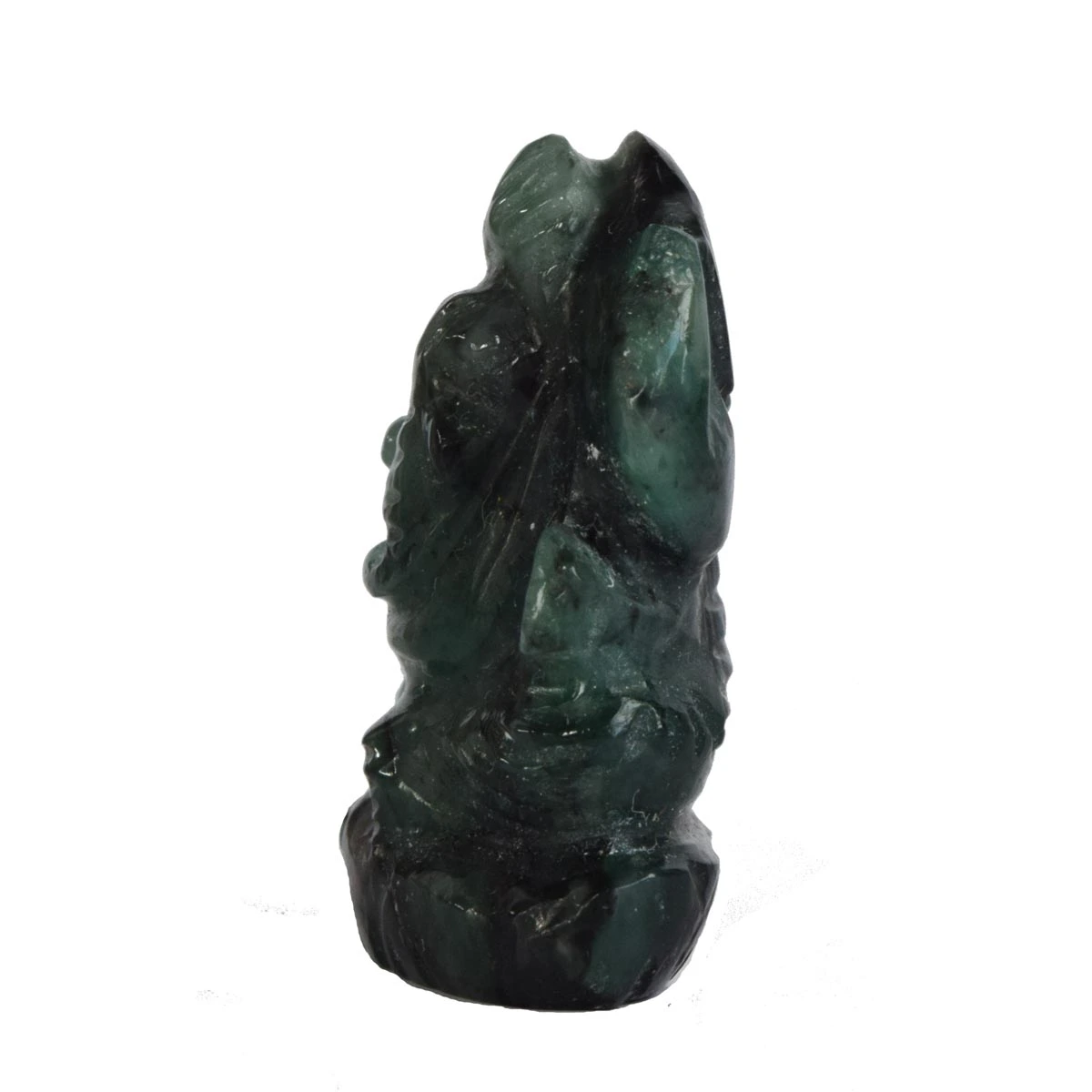 37.20 cts Lord Ganesh God Ganpati Ganesha Real Natural Emerald Idol Murti (SGP41)
