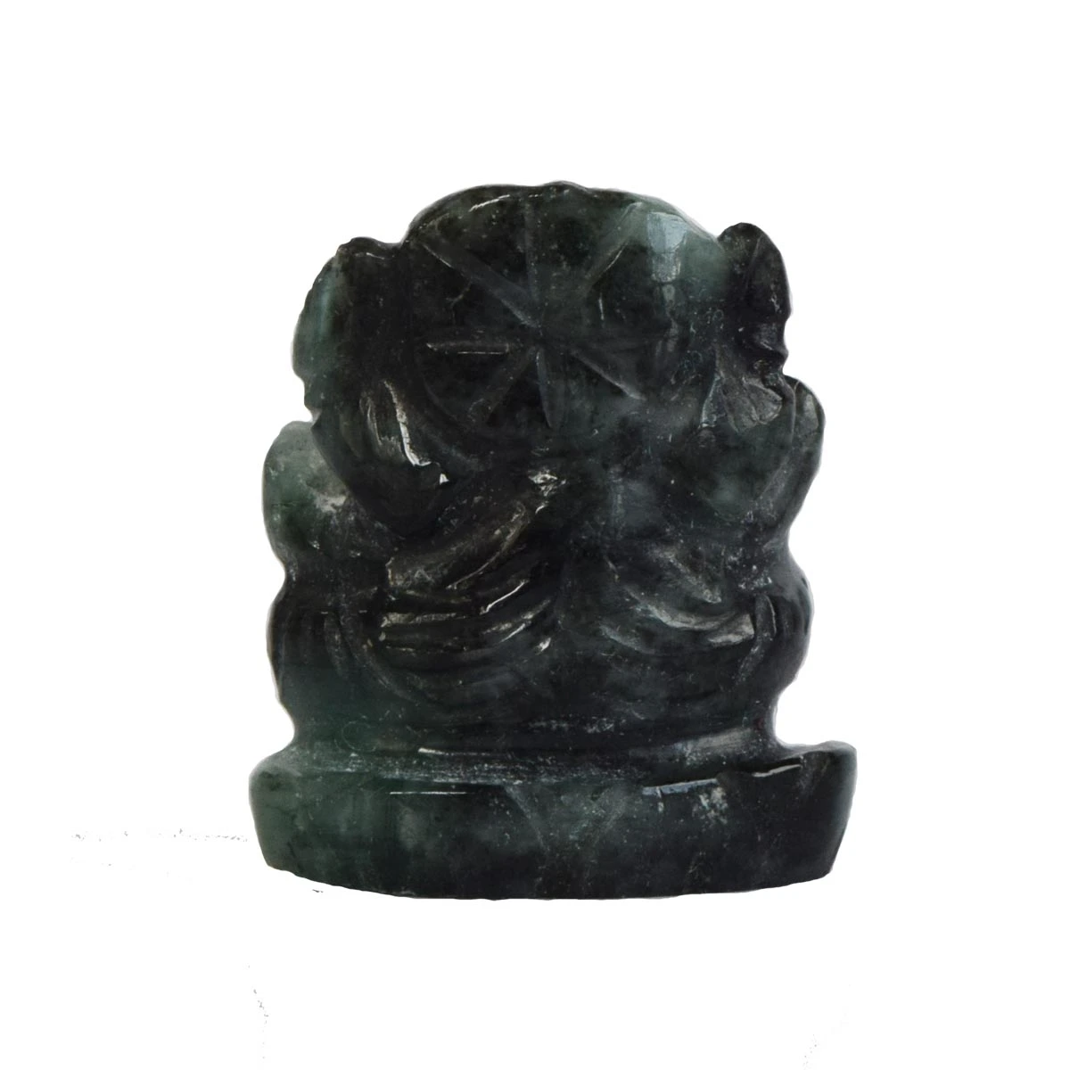 24.69 cts Lord Ganesh God Ganpati Ganesha Real Natural Emerald Idol Murti (SGP42)