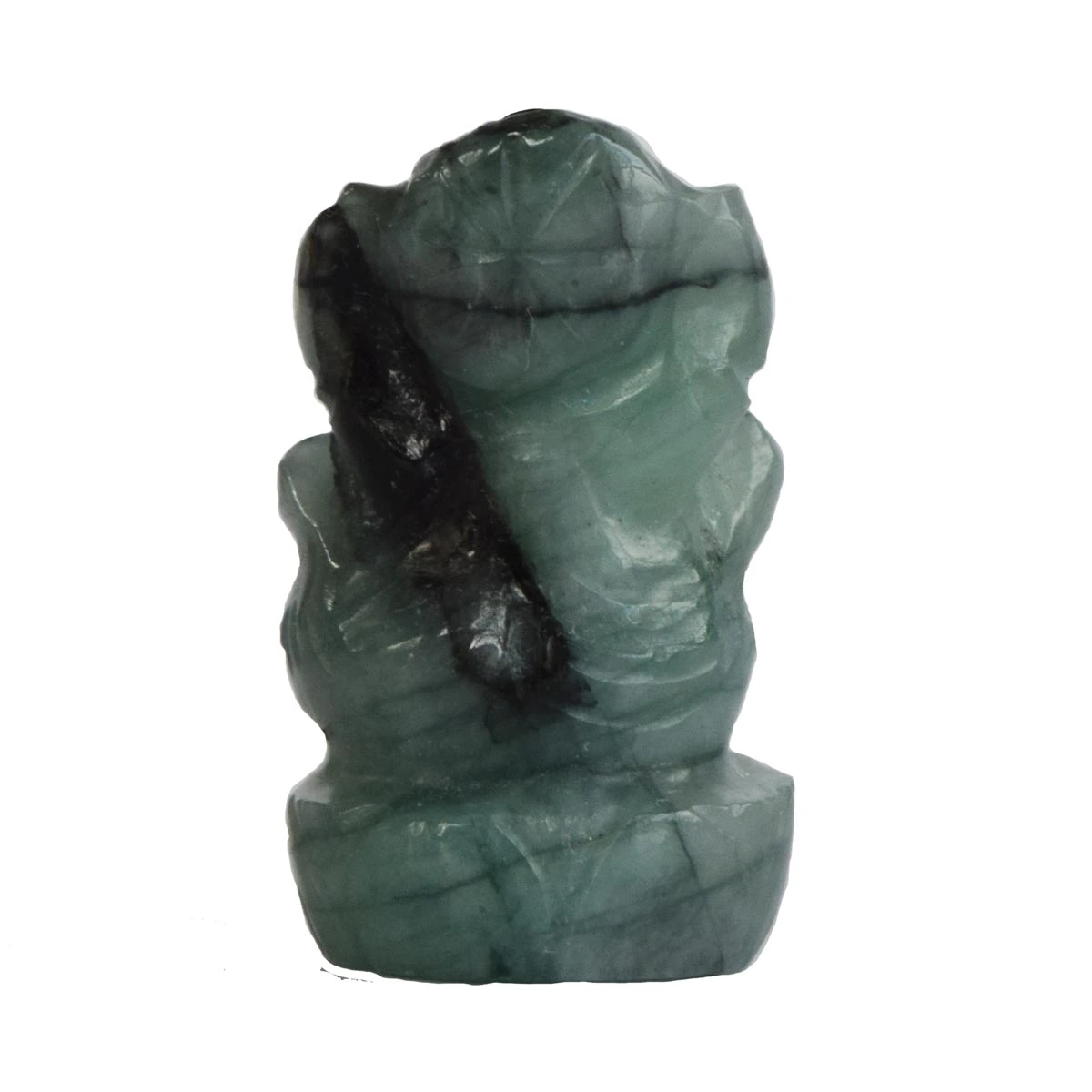 24.41 cts Lord Ganesh God Ganpati Ganesha Real Natural Emerald Idol Murti (SGP44)