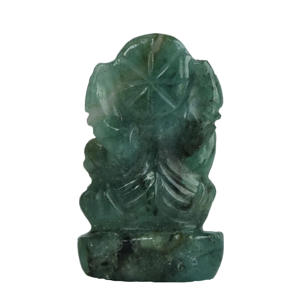 35.08 cts Lord Ganesh God Ganpati Ganesha Real Natural Emerald Idol Murti (SGP47)