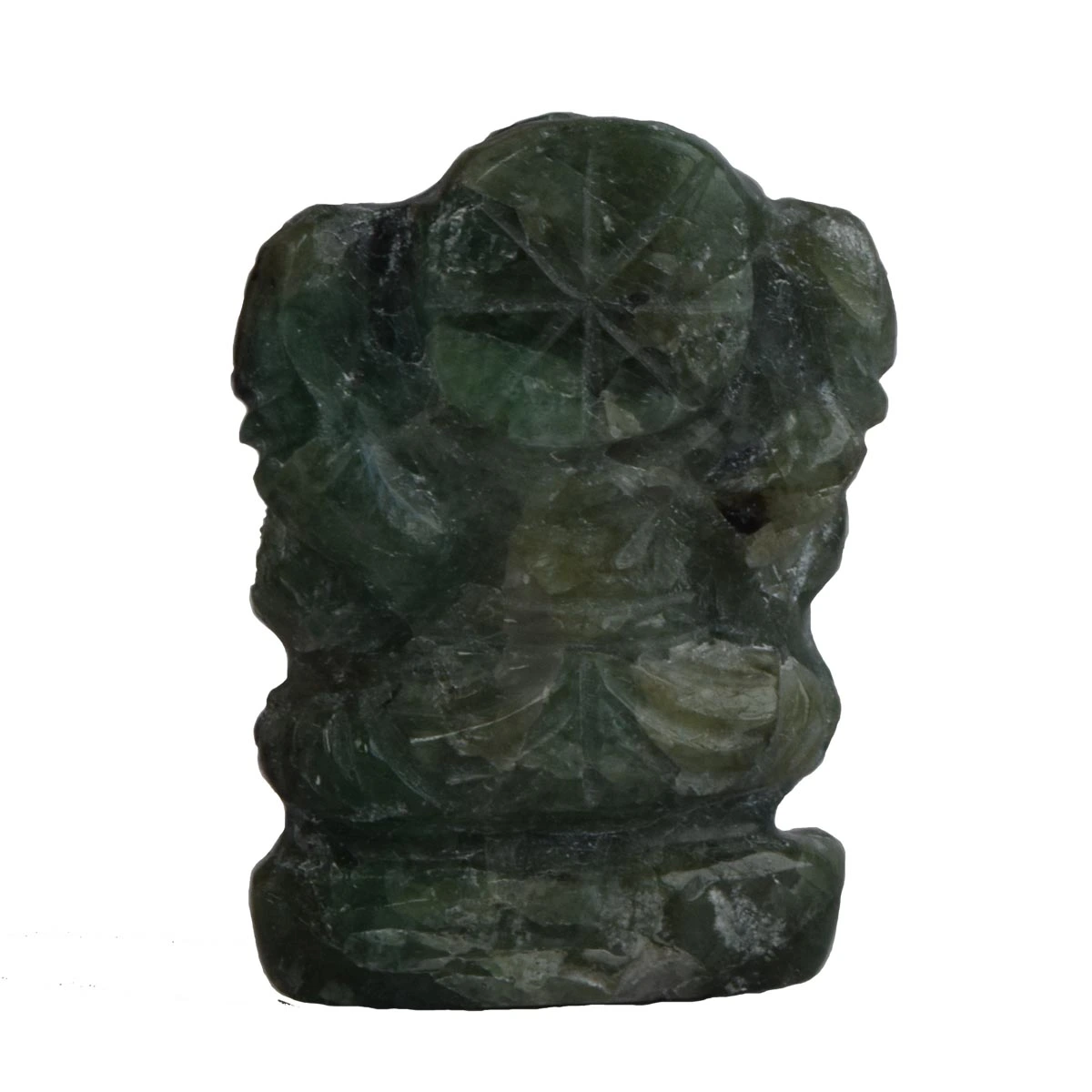 54.06 cts Lord Ganesh God Ganpati Ganesha Real Natural Emerald Idol Murti (SGP48)