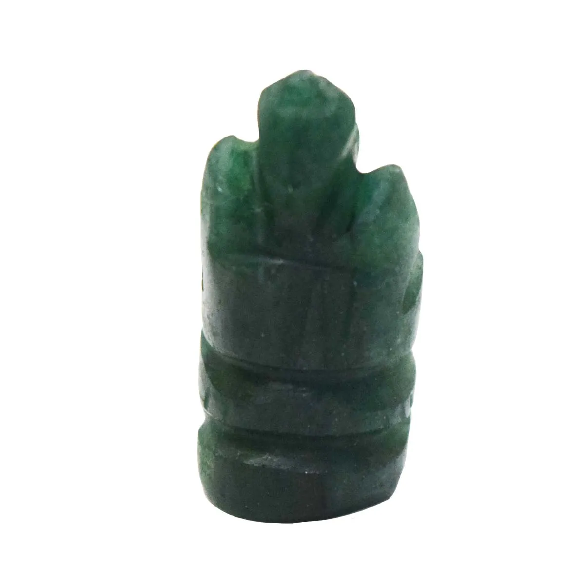 30.69 cts Lord Ganesh God Ganpati Ganesha Real Natural Jade Idol Murti (SGP59)