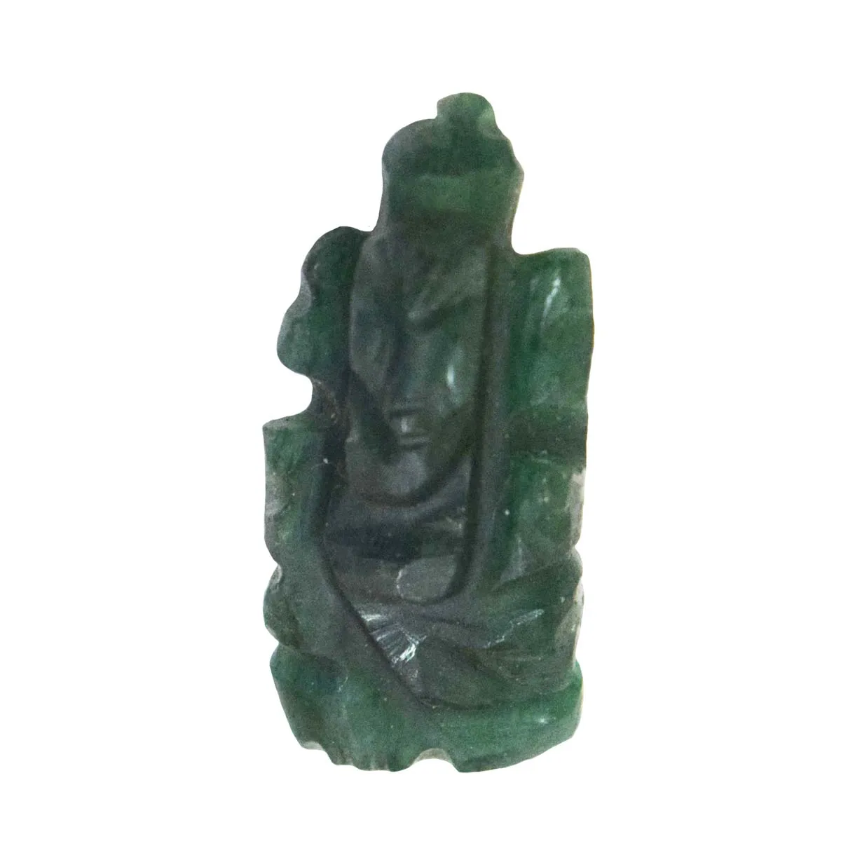 30.69 cts Lord Ganesh God Ganpati Ganesha Real Natural Jade Idol Murti (SGP59)