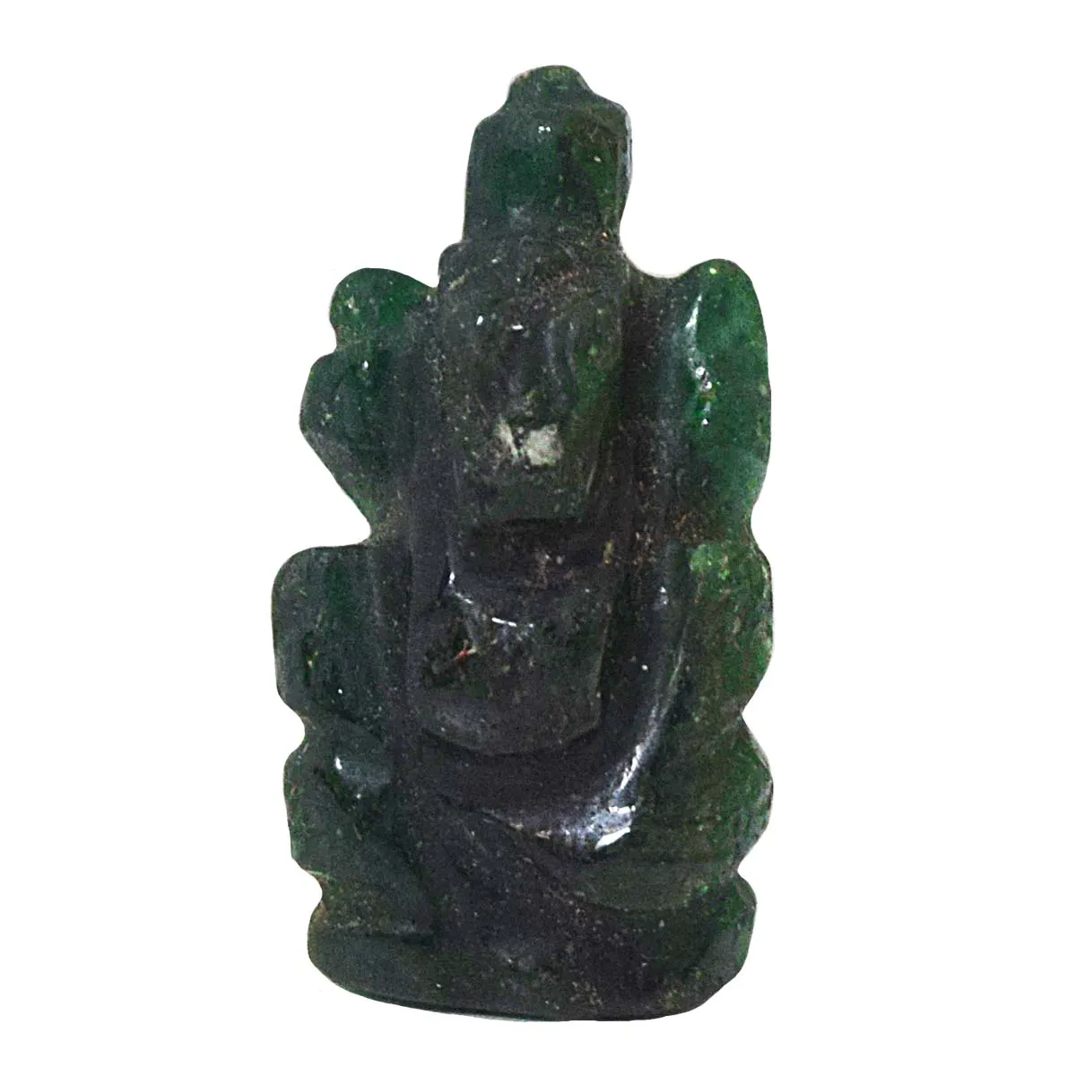 24.75 cts Lord Ganesh God Ganpati Ganesha Real Natural Jade Idol Murti (SGP60)